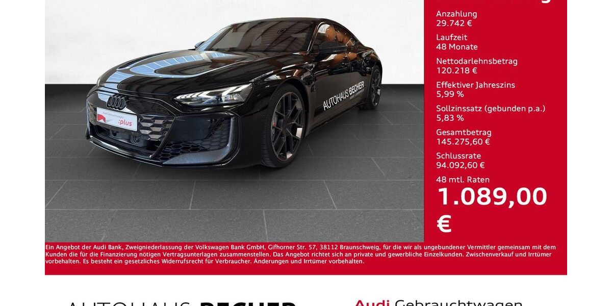 Audi RS e-tron GT 6.500 km 149.960 &euro; Wesel 46485
