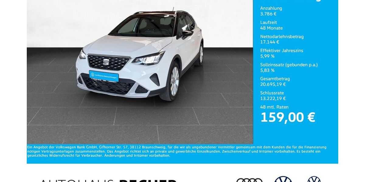Seat Arona 27.946 km 20.930 &euro; Wesel 46485