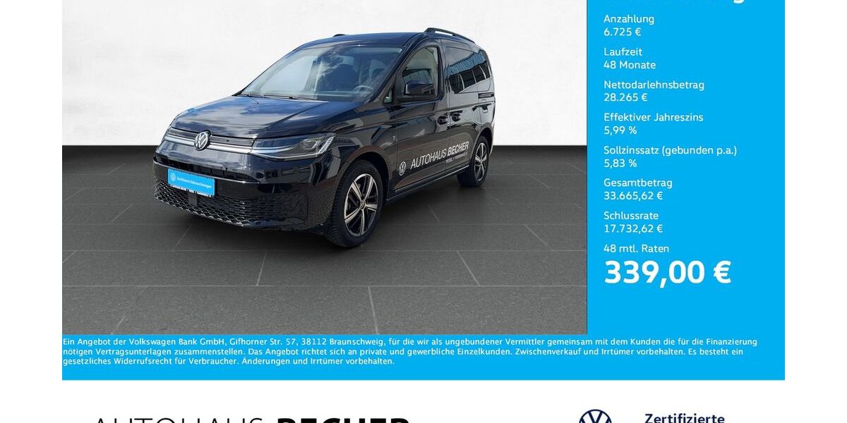 VW Caddy 14.600 km 33.990 &euro; Wesel 46485